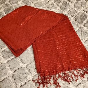 Metallic Shawl Wrap